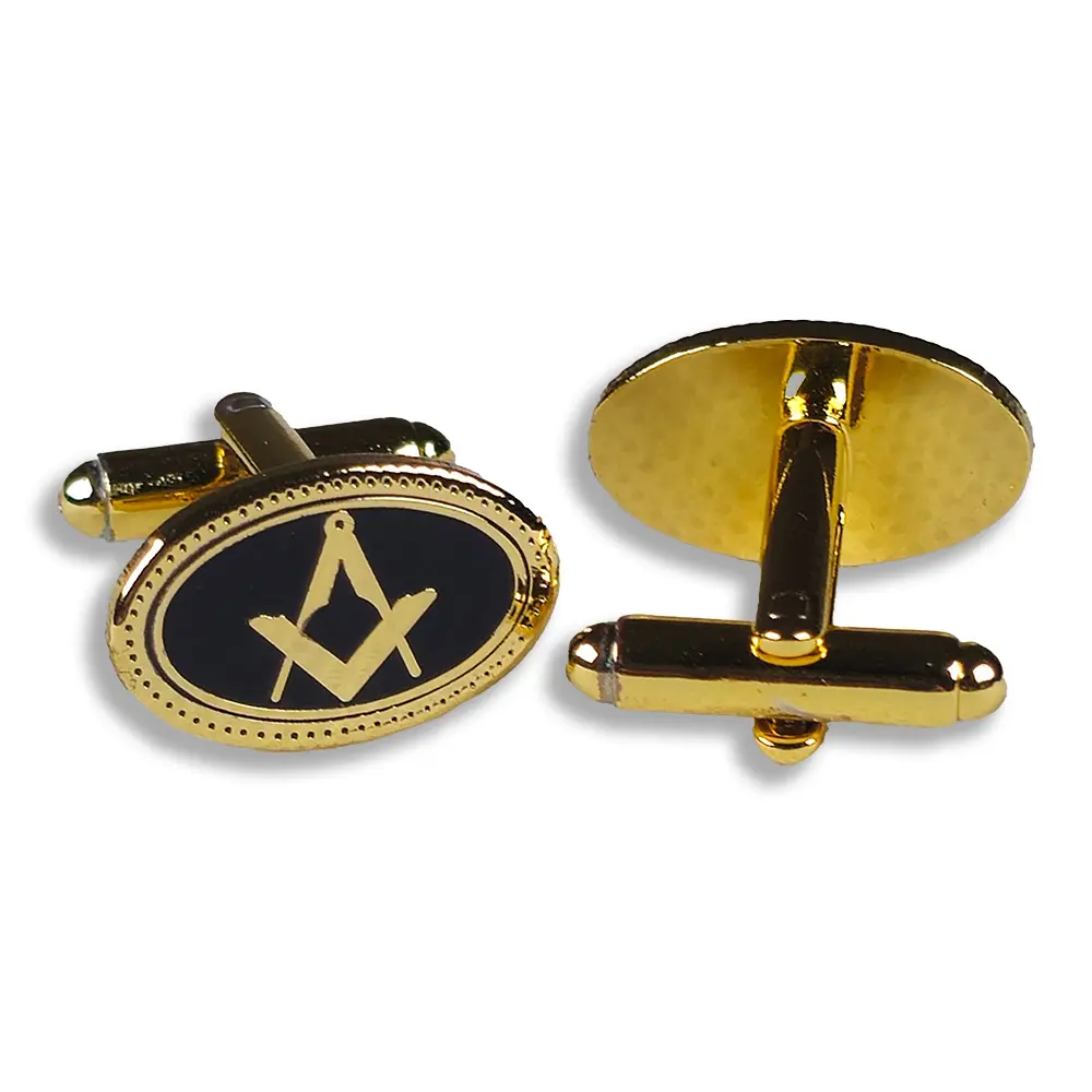 Craft Cufflinks Oval - Black - Image 2