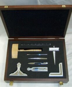 Alternative view of Set Of Craft Working Tools  (silverplated) Flat Type Box