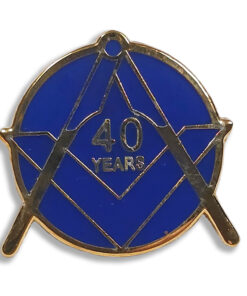 Craft 40 Year Long Service Lapel Pin