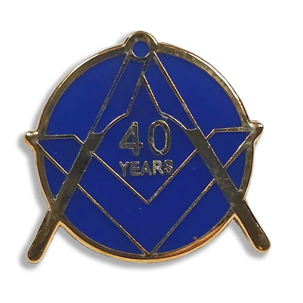 Craft 40 Year Long Service Lapel Pin