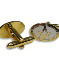 Alternative view of Craft Cufflinks - White enamel