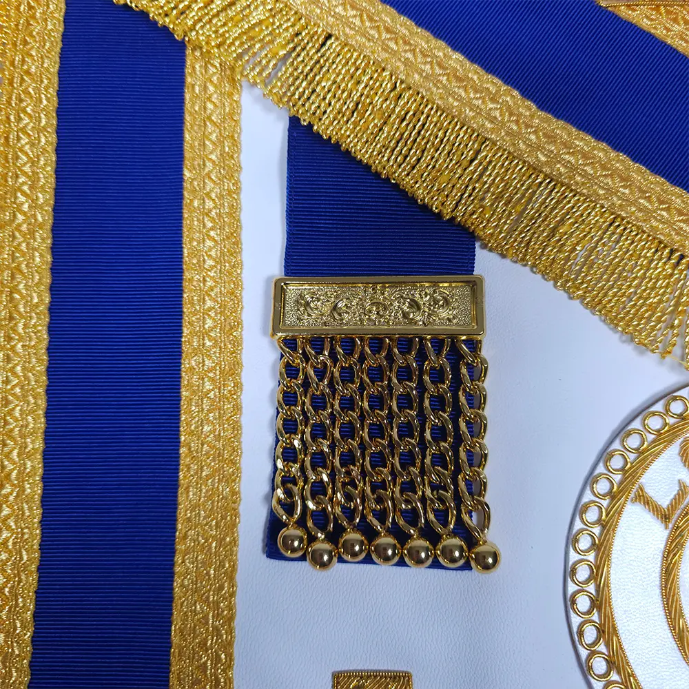 Craft Provincial London Grand Rank Full Dress Apron & Collar - Imitation Leather - Image 4