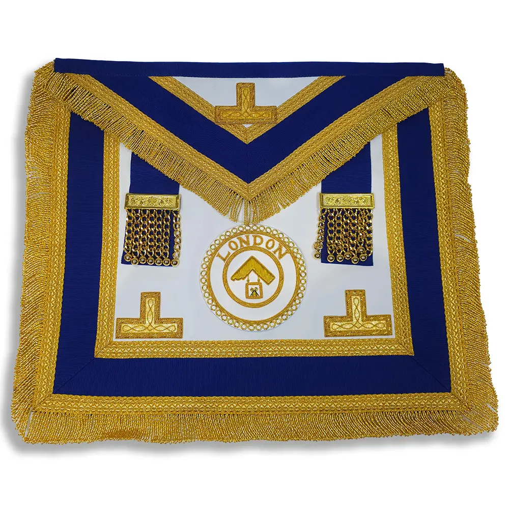 Craft Provincial London Grand Rank Full Dress Apron & Collar Finest Leather - Image 4