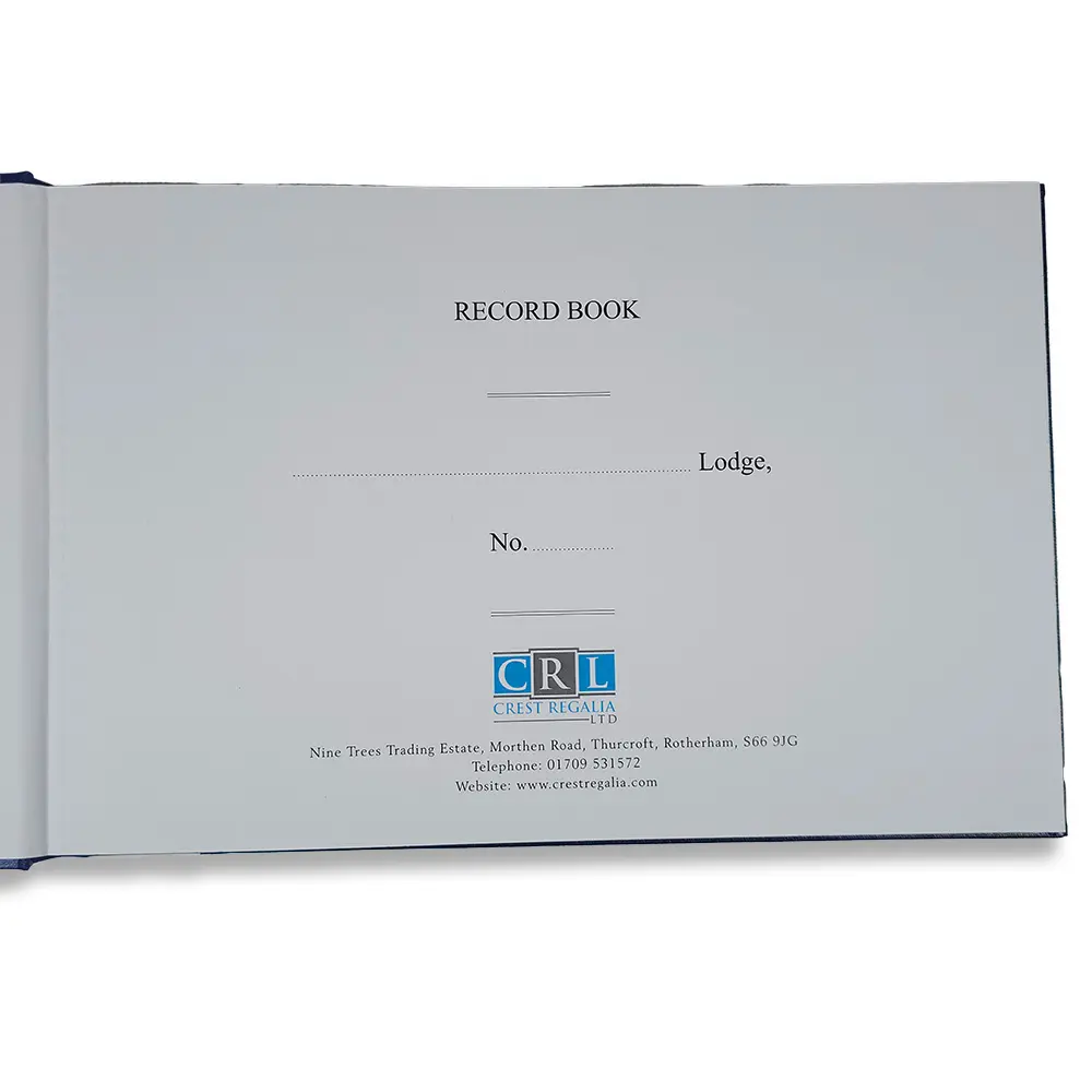 Craft Lodge Members Record Book - Image 2