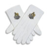 White Gloves with Stewards Motif