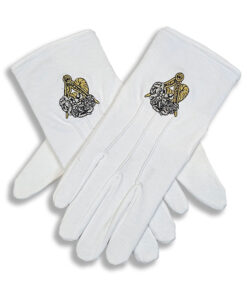 White Gloves with Stewards Motif