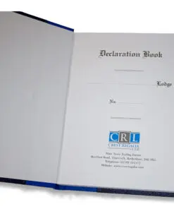 Alternative view of Craft Declaration Book