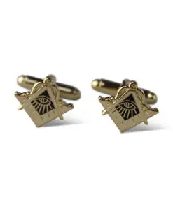 All seeing eye Cufflinks - Gilt