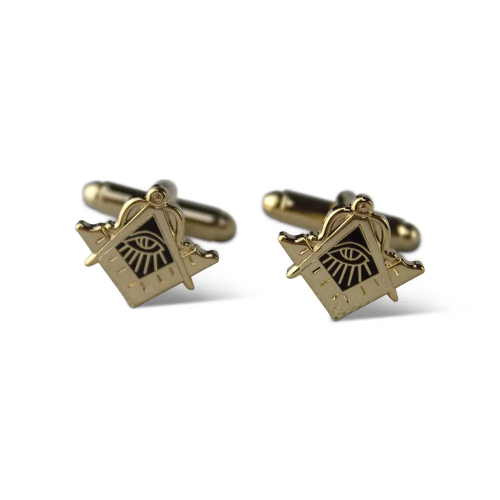 All seeing eye Cufflinks - Gilt
