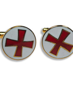 Knight Templar Cufflinks - Circle