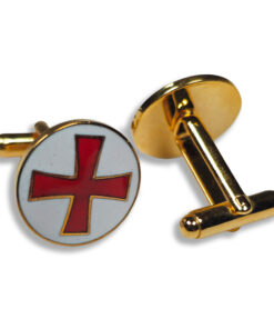 Alternative view of Knight Templar Cufflinks - Circle