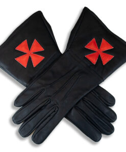 Knight Templar Leather Gauntlets