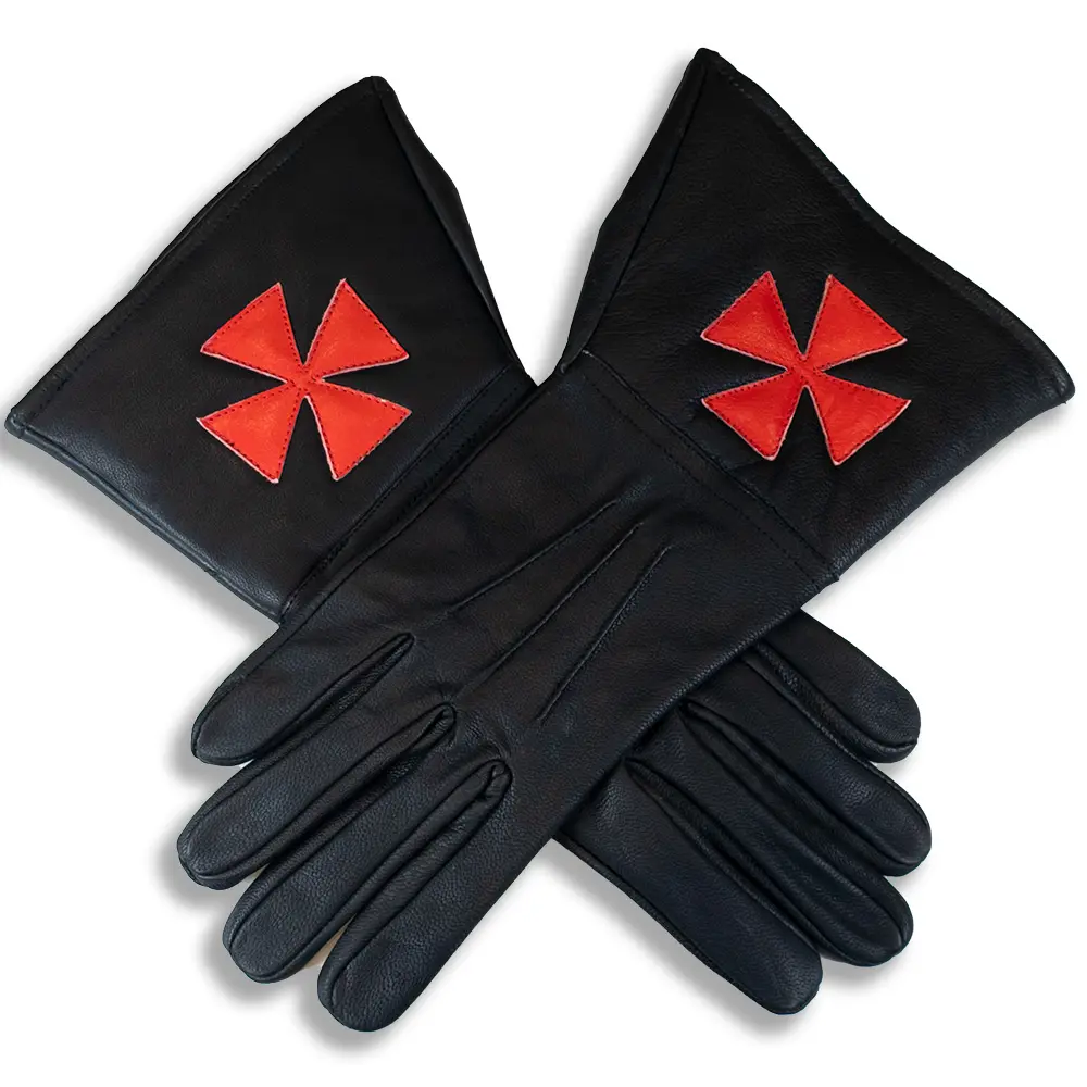 Knight Templar Leather Gauntlets