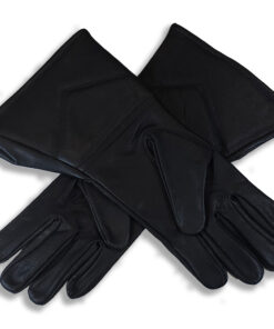 Alternative view of Knight Templar Leather Gauntlets
