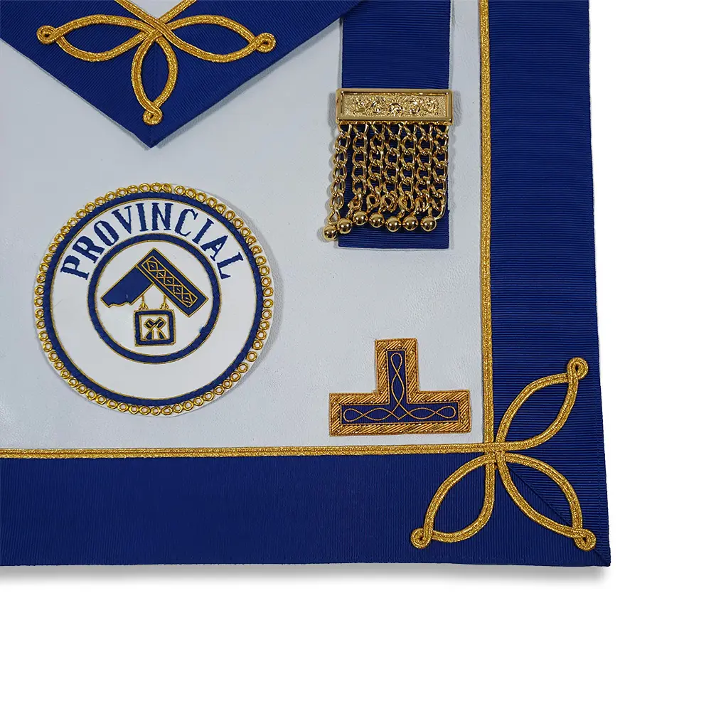 Ladies Craft Provincial Apron and Collar Lambskin - Image 3
