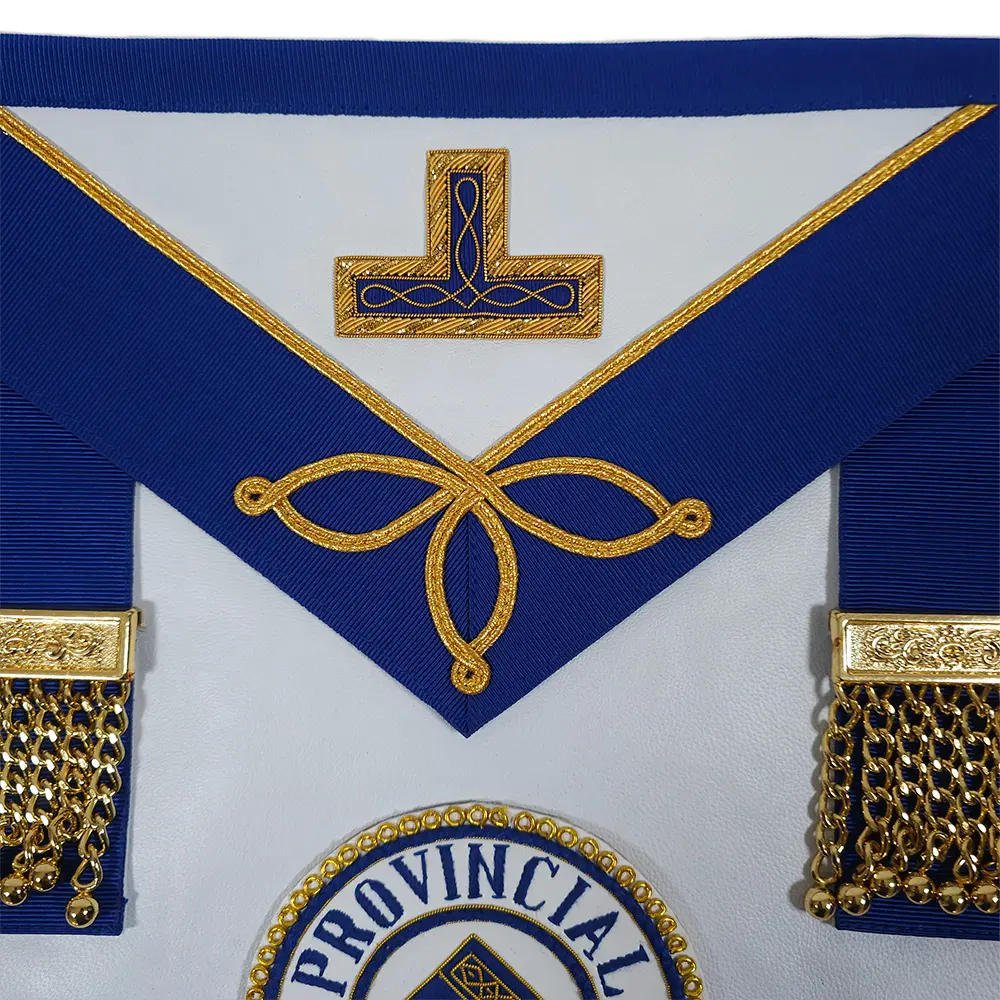 Ladies Craft Provincial Apron and Collar Lambskin - Image 4