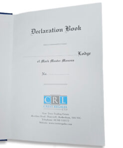 Alternative view of Mark Declaration Book