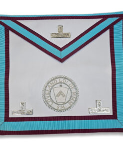 Mark Officers Apron - Lambskin with Embroidered Apron Badge