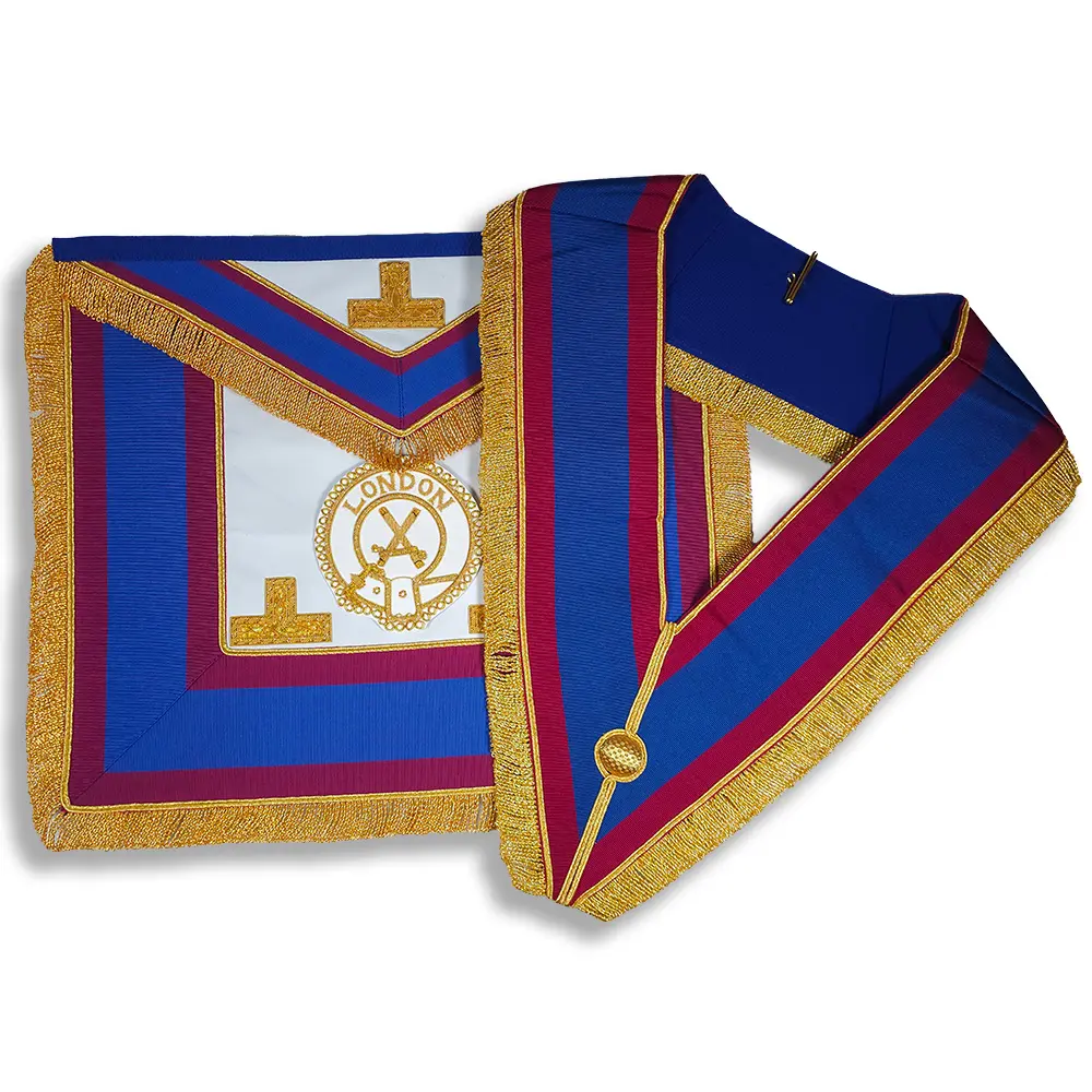 Mark Provincial Full Dress Apron & Collar (incl Badge) Lambskin