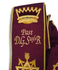Alternative view of Order of the Secret Monitor Grand Officers Sash