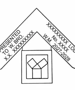 Engraving On P M Breast Jewel  (standard Wording)