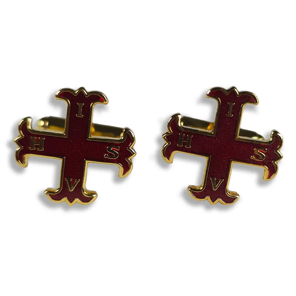 Red Cross of Constantine Cufflinks