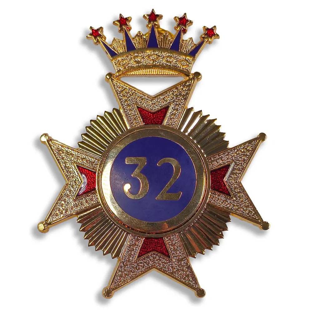 Rose Croix 32nd Degree Star Jewel