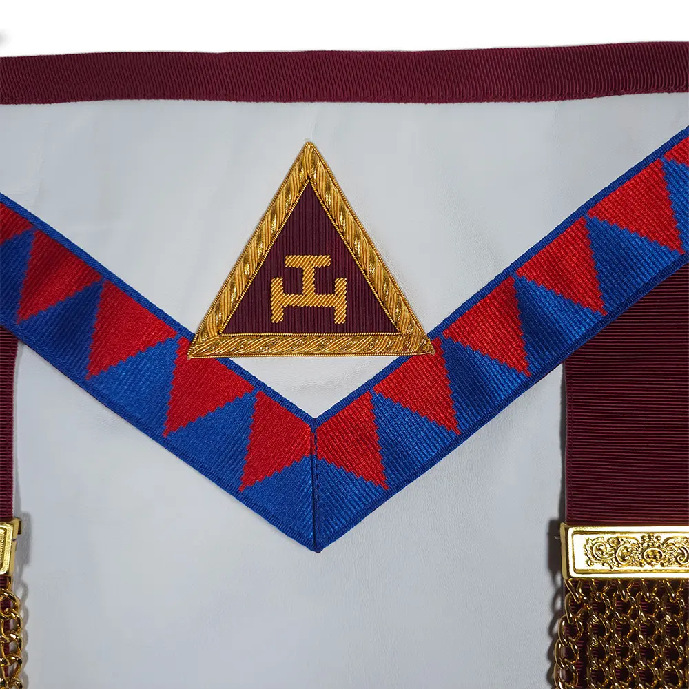 Royal Arch Principals Apron & Sash Lambskin - Image 5
