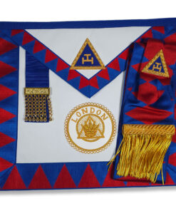 Royal Arch Provincial Apron & Sash - Imitation Leather includes Badge