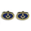 Craft Cufflinks Oval - Blue