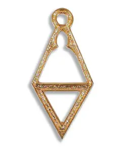 Royal Order of Scotland Jewel For Green Sash/cordon