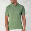 Alcaraz Cotton Rich Apple Knitted Melange Polo Shirt
