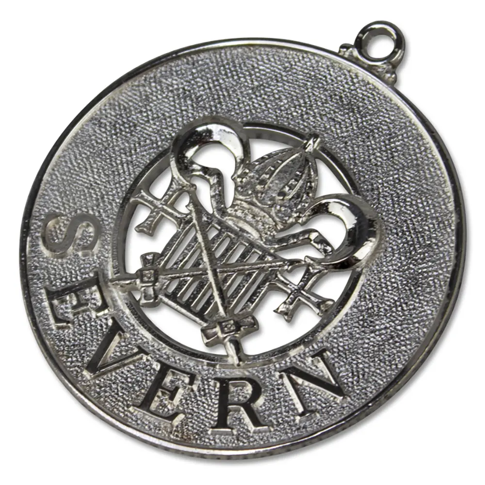 Allied District G. Officer Collar Jewel -  Name Of District