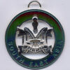 Allied Masonic Degrees Officer Collar Jewel Silverplated (with Name )