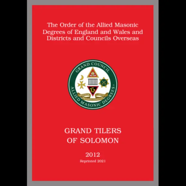 Allied Masonic Degrees Ritual No 3
