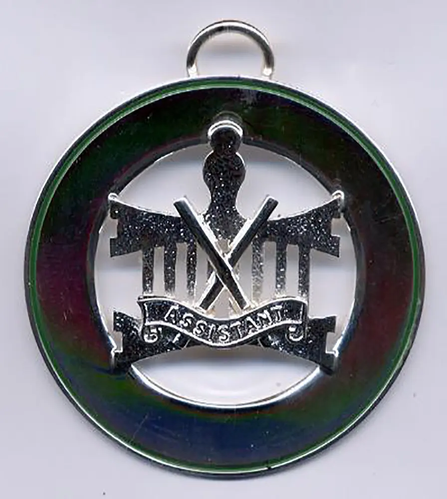 Allied  Officer Collar Jewel - Past Master S/p/ (without Name)