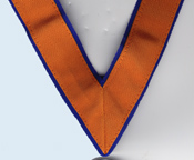 Allied W.m. Collarette (1+ACIAIg- Orange Edged 1/8th R/blue)