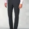 Tailored Fit Amiss Navy Linen Cotton Stretch Trouser