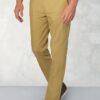 Tailored Fit Amiss Sand Linen Cotton Stretch Trouser