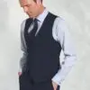 Tailored Fit Avalino Navy Waistcoat