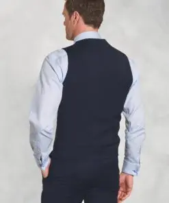 Alternative view of Tailored Fit Avalino Navy Waistcoat