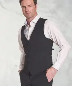 Tailored Fit Avalino Charcoal Waistcoat