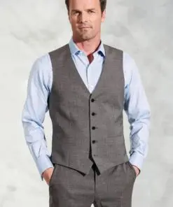 Tailored Fit Avalino Grey Waistcoat