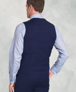 Alternative view of Tailored Fit Avalino Mid Blue Waistcoat