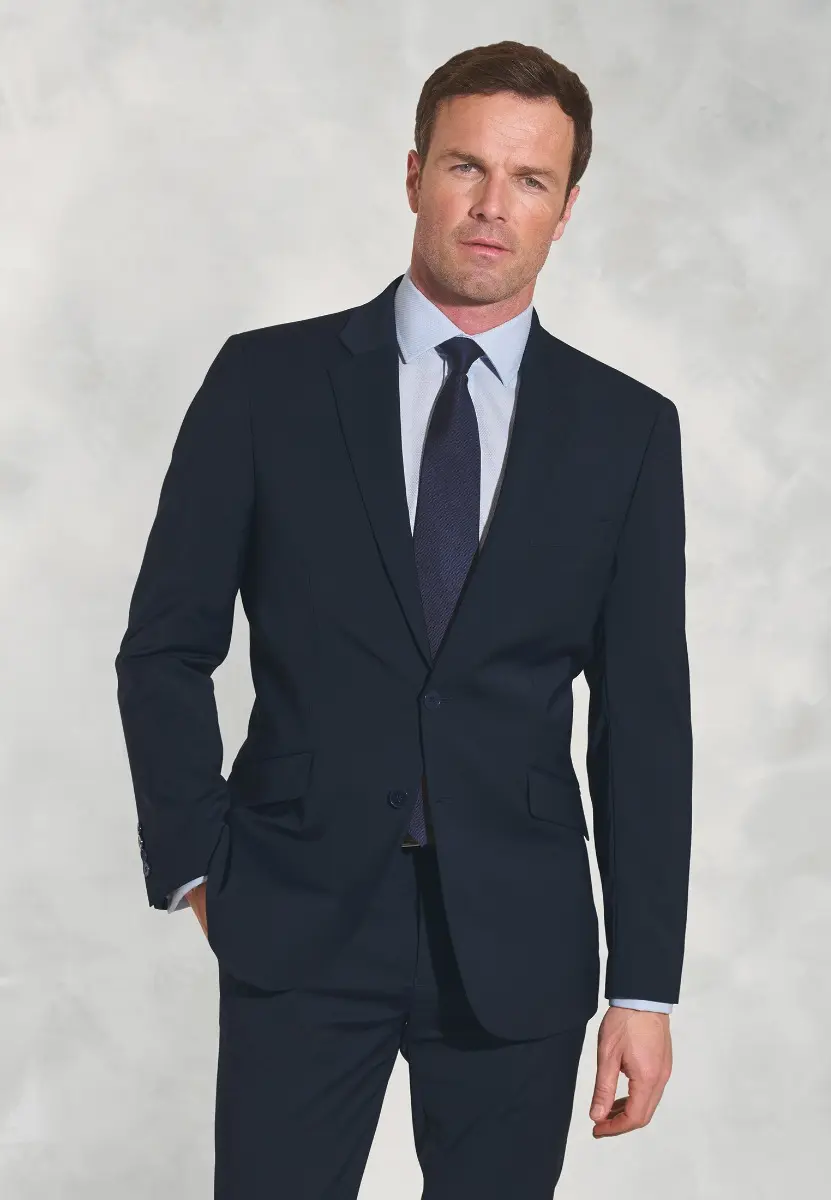 Tailored Fit Avalino Navy Suit Jacket