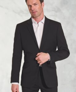 Tailored Fit Avalino Black Suit Jacket