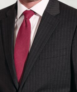 Alternative view of Tailored Fit Avalino Charcoal Pinstripe Suit Jacket