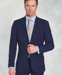 Tailored Fit Avalino Mid Blue Suit Jacket