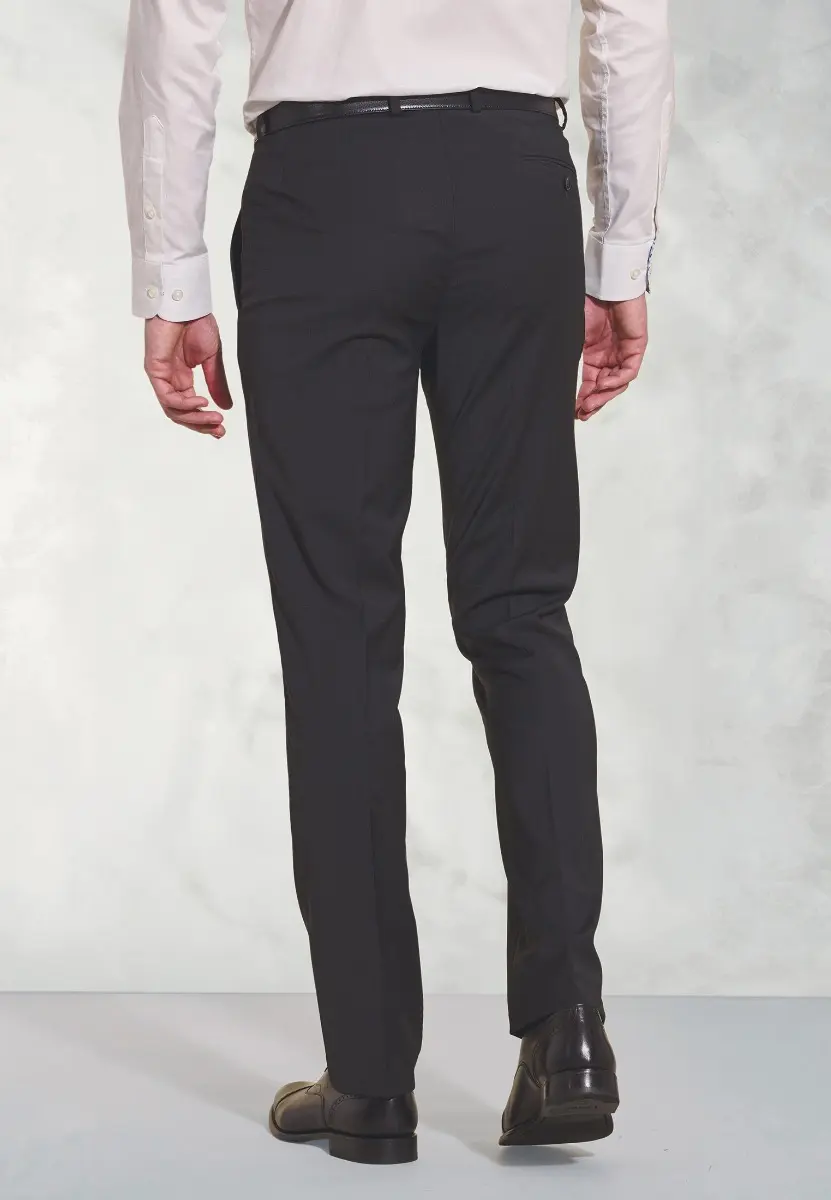Tailored Fit Avalino Charcoal Suit Trousers - Image 2