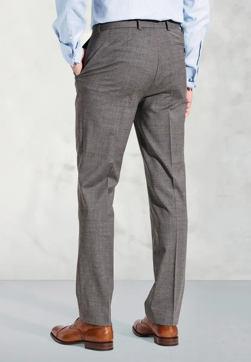 Tailored Fit Avalino Grey Suit Trousers - Image 2